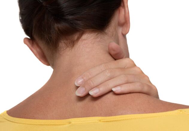 Neck pain with cervical spine osteochondria