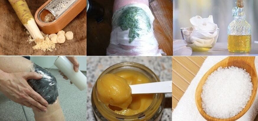 folk remedies for arthropathy of the knee joint